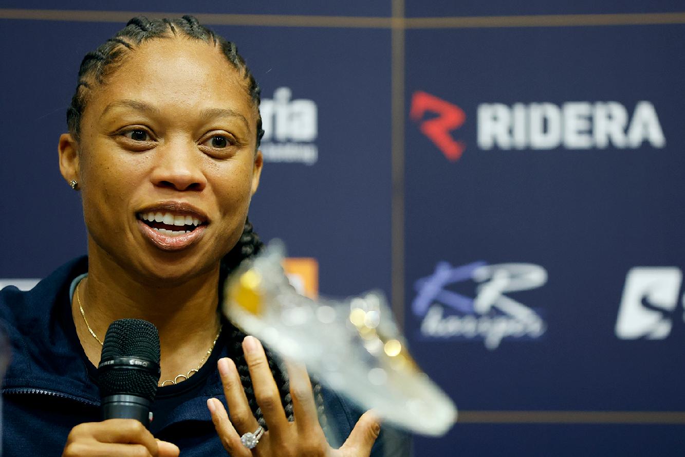 Allyson Felix enjoys her last season