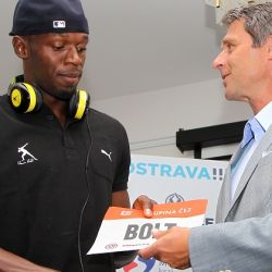 Tisková konference, Usain Bolt 23. 5. 2012